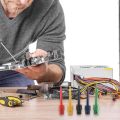 30Pcs Multimeter Wire Lead Test Clip, Electronic Mini Test Probe Set. 