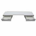 AGC WHITE TABLE TOP DURABLE UNIQUE DESIGN LIAM MONITOR RISER. 