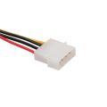 【Miga Plaza】4-Pin IDE to 4-Pin IDE Molex 4Pin Male to Female Floppy 4 Pin Power Cord / IDE Power Extension Cord 7.87in 2 Packs. 