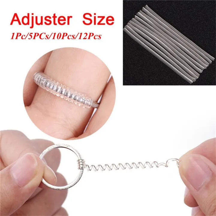 1Pc/5Pcs/10Pcs/12Pcs%20Useful%20Jewelry%20Parts%20Invisible%20Resizing%20Tools%20Tightener%20Reducer%20Ring%20Size%20Adjuster%20Shell%20Hard%20Guard%20-%20Image%204