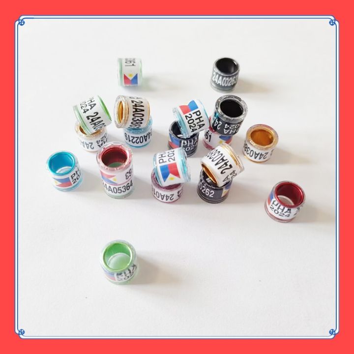 VibeVendor%2050%20Pcs/20%20pcs%202024/2025%20PHA%20Pigeon%20foot%20ring%20with%20base%20Serial%20number%20Pigeon%20ring%20PHA/PHIL%20ring%20Colored%20interior%20Pigeon%20ring%20-%20Image%207