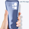 Biruiqu For Redmi Note 12 4G Case Liquid Silicone Soft Gel Rubber Shockproof back covers. 