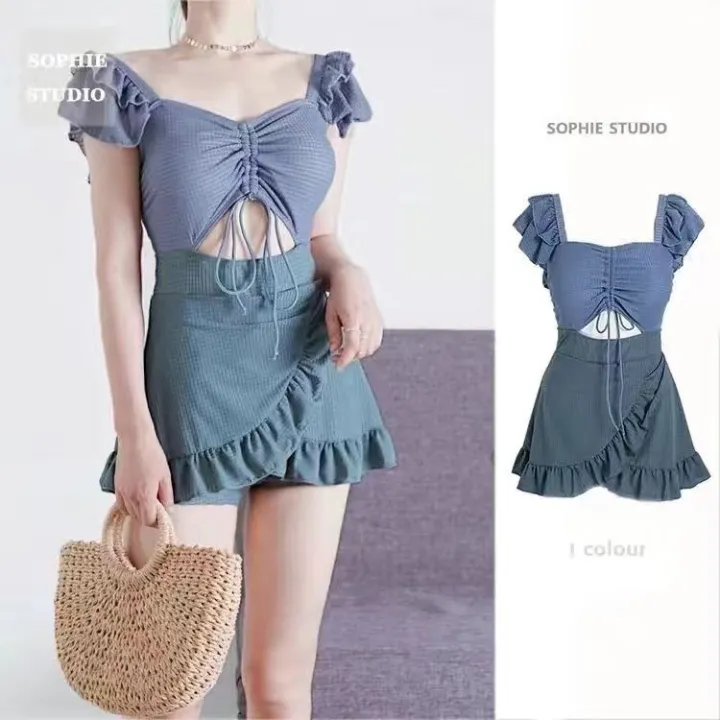 Swimsuit%20Women's%20Summer%20Split%20Skirt%20Conservative%20Hot%20Spring%20plus%20Size%20Covering%20Belly%20Thin2023New%20Student%20Swimwear%20Fairy%20Style%20-%20Image%209