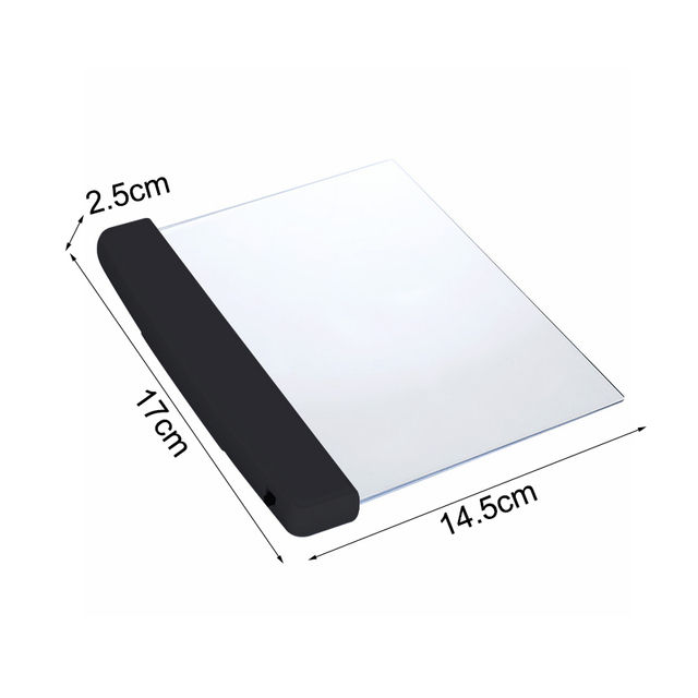 【Folio & Light】Led Flat Night Vision Reading Light Tablet Book Light Eye Protection Student Night Reading Lamp Flat Plate Car Travel Panel Led