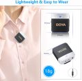 BOYA BY-M1V Wireless Lavalier Microphone for iPhone, Android, Smartphone, Camera,. 