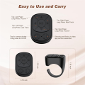 Scrolling Ring Remote Control for ,Bluetooth Page Turner Black. 