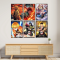A3/A4 Size Framed wall posters demon slayer anime wall posters wall decorations for any room. 