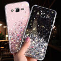 For Samsung Galaxy Grand Prime Back Cover Luxury Bling Shining Gold Foil Girls Cases Space Glitter Stars Soft Silicone Mobile Phone Protective Case. 