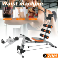 7 In 1 Abdominal Fitness Machine Sit up Bench with Doot Pedal & Pull Rope Exercise Machine, Workout Gym for Indoor Crunch Exercise. 