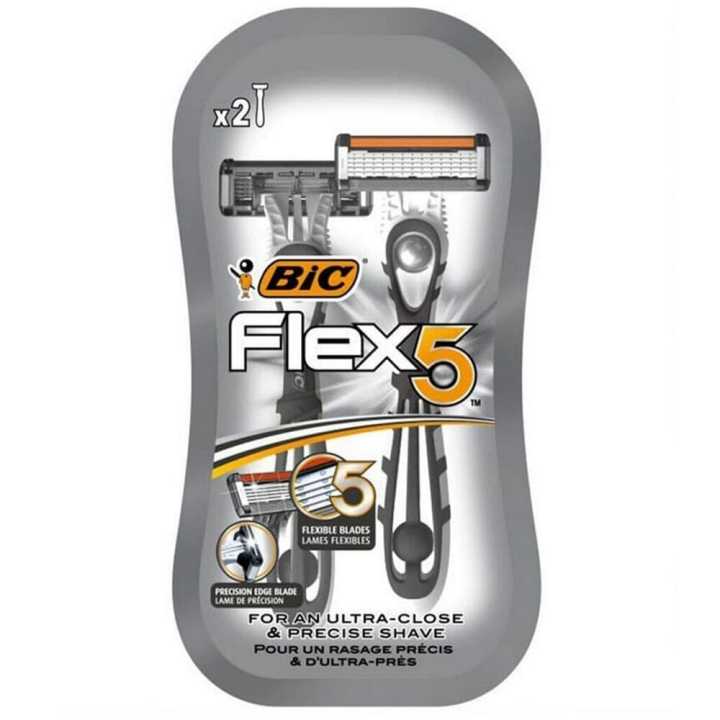BIC Flex 5  -  Pack of 2 Razors