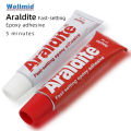 Araldite glue (Epoxy Adhesive). 