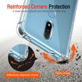 For Nokia 2.4 Back Cover Shockproof Transparent Soft TPU Silicone Protector Phone Case with Shock Absorption Bumper Corners. 
