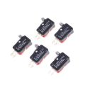 5Pcs SPDT V-155-1C25 Short Hinge Roller Lever Control Limit Micro Switch Encounter. 