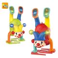 Electric Dancing Walking Clown Toy with Music and LED Light up Musical Upside Down Clown Toys Fun Moving Toy for Babies. 