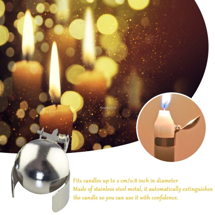 Asunygiro%20Gold%20Silver%20Automatic%20Candle%20Snuffer%20Fire%20Extinguisher%20Candle%20Fl%E3%80%902025%20Version%E3%80%91ame%20Safely%20Wick%20Flame%20Extinguishing%20Clip%20for%20Home%20Indoor%20Outdoor%20-%20Image%204