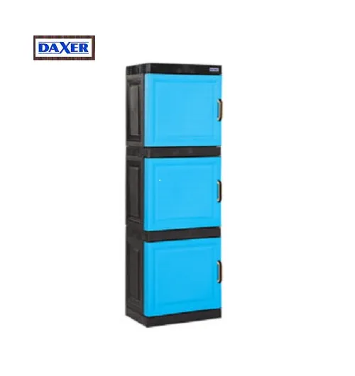 Plastic Small Three Door Cupboard DMC003C