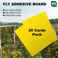 Eco-Friendly Yellow Glue Traps Sticky Insects Cards Yellow Fly Traps Sticky Fly Traps for Home Gardening Agriculture or Farming. 