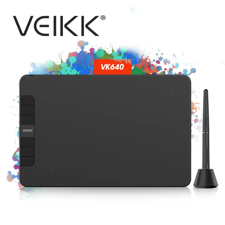 VEIKK VK640 VK1060 VK1060PRO Graphic Tablet Digital Drawing Pad Pen Tablet with 8192 Tilt function Passive Pen