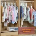 8-In-1 Multi-Port Support Circle Clothes Hanger Saves Space Foldable Telescopic Magic Clothes Hanger No-Slip Laundry Rack. 