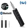 BT450 Wireless Bluetooth Receiver 3.5mm Jack Stereo Bluetooth Audio Music Receiver Adapter for Speaker Car Aux Hands Free Kit Compatible with All Android, iOS and iOS Devices. 