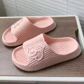 【WEJA】Women Slippers 2023 Summer Soft Sole Cloud Beach Slipper Thick Platform Sandals Women Korean Eva Slippers Couple Home Flip Flops. 