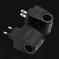 Universal Conversion Plug 220V AC To 12V DC Car Power Adapter Socket Converter. 