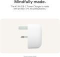 Google 45W USB-C Power Charger - Fast-Charging Pixel Phone Charger - Compatible with Google Products and Other USB-C® devices - Snow. 