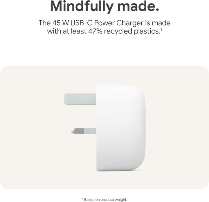Google%2045W%20USB-C%20Power%20Charger%20-%20Fast-Charging%20Pixel%20Phone%20Charger%20-%20Compatible%20with%20Google%20Products%20and%20Other%20USB-C%C2%AE%20devices%20-%20Snow%20-%20Image%203