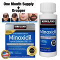 Kirkland Minoxidil 5 % Topical Solution USP 60ml Original - One Month Supply + Free Dropper - Hair Regrowth Treatment for Men - Made in USA - kirkland signature - minoxidil 5 original minoxidill beard oil minoxidill hair oil minoxidill hair growth. 