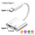 2-In-1 Type C To 3.5mm Headphone Jack OTG Adapter For iPhone 15 Pro Max Samsung Xiaomi USB C Connector Fast Charging Aux Cable. 