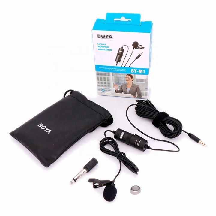 BOYA%20BY-M1%20Lavalier%20Microphone%20with%206M%20Cable%20and%20Clip-on%20Functionality,%20Wired%203.5mm%20Condenser%20Mic%20for%20High-Quality%20Audio%20on%20YouTube,%20Vlogs,%20and%20Streaming%20-%20Image%205