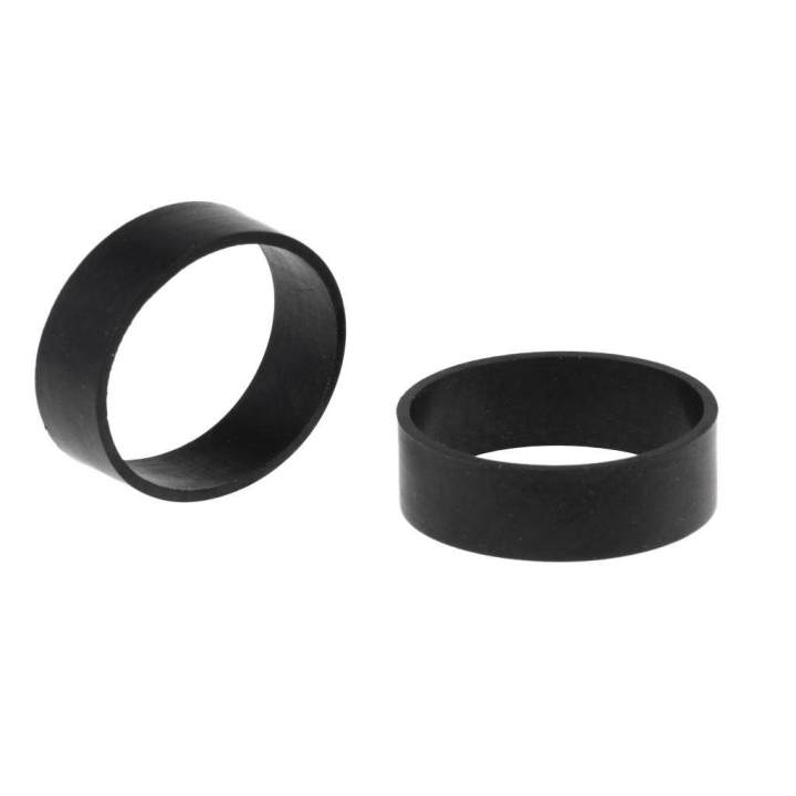2x2 Pieces Tech Scuba Diving Backplate Harness Webbing Keeper Rubber Loop