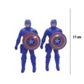Avengers Four in One Action Kids Toys Captain America Spiderman Bat Man 4in1 Video Game Characters Kids toy Spider Man Super Heroes Robo Captain America. 