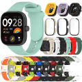 h 4 replacement watch silicone case + strap for Redmi 4 smart watch wristband for Redmi watc strap accessories. 