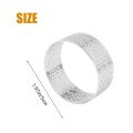 Stainless Steel Perforated Tart Ring, Perforated Cake Mousse Ring. 