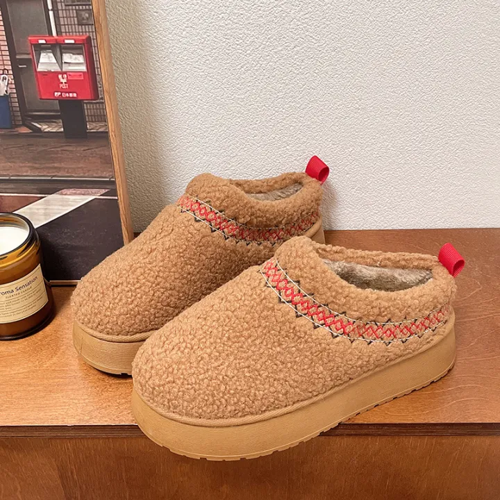 Ethnic%20Style%20Snow%20Boots%20Women's%20Thick%20Bottom%20Winter%20New%20Fur%20Integrated%20Short%20Boots%20Fleece%20Lined%20Padded%20Warm%20Keeping%20Snow%20Cotton%20Boots%20Women%20-%20Image%208