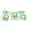Cute Avocado Pencil Case Clear PVC Zipper Pen Bag Pouch School Stationery Supply. 