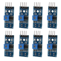 8Pcs TCRT5000 Infrared Reflective Sensor IR Photoelectric Switch Barrier Line Track Module for Smart Car Robot. 