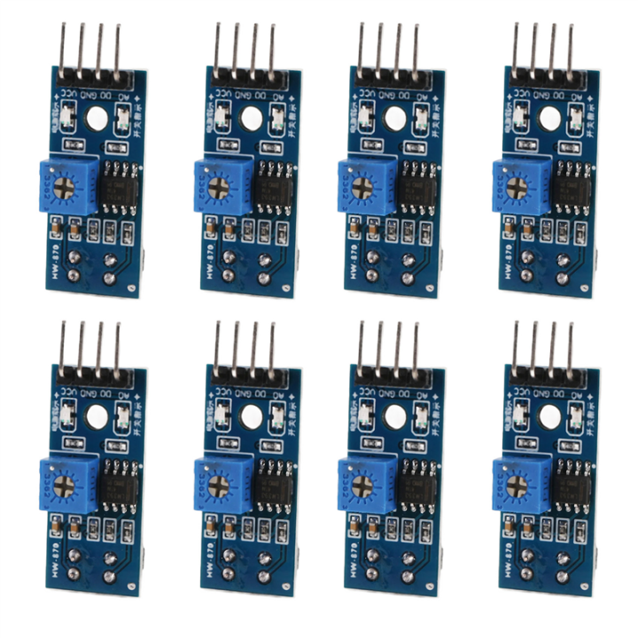 8Pcs TCRT5000 Infrared Reflective Sensor IR Photoelectric Switch Barrier Line Track Module for Smart Car Robot
