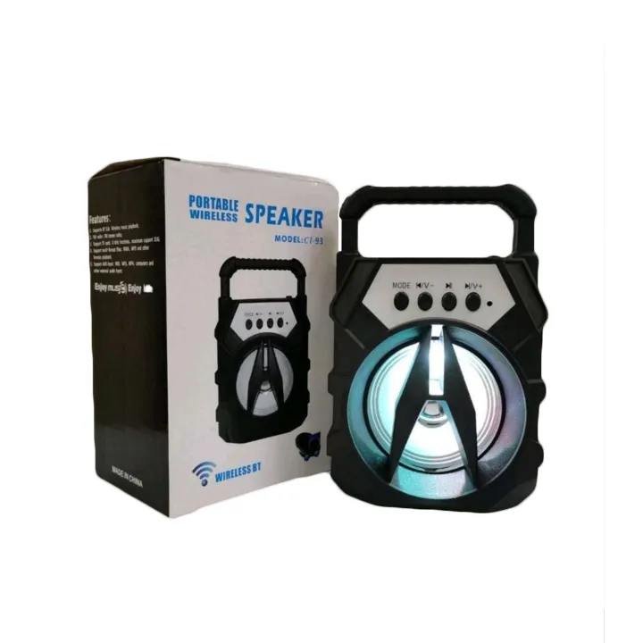 CL-93 Portable Wireless Speaker Bluetooth, Pend Drive, Radio & Memory Card Wireless Rechargeable  Speaker