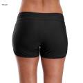 Women Swimsuit Shorts Stretch Solid Trunks Board Shorts Mid Waist Tankini Summer Swim Bottoms Beach. 