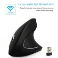 【ALLGOOD】 Right Hand Wireless Mouse Ergonomic Vertical  Gaming Mouse 2.4GHz 1600 DPI USB Optical Computer Mouse Wrist Healthy Mice Mause For PC Laptop. 