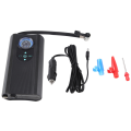 1 PCS Black Universal Car Air Pump Portable Car Air Pump Tire Inflator Air Compressor. 