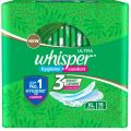 Whisper Ultra Clean Pads XL15 Sanitary Towels. 