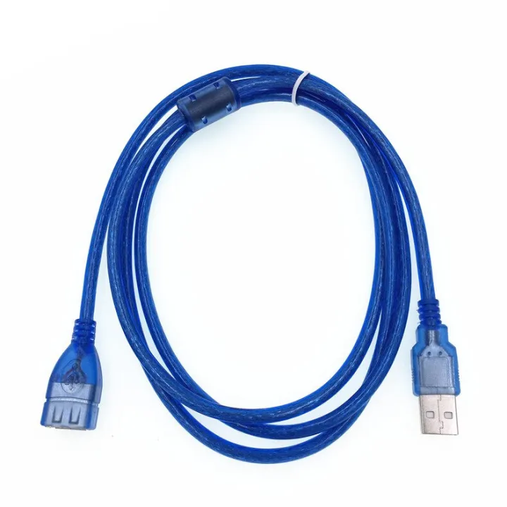 %E3%80%90HIGH%20QUALITY%E3%80%91USB%20extension%20cable%20/%20data%20cable%20longer%20Transparent%20blue%201.5/3/5%20m%20pure%20copper%20tape%20shielded%20connection%20cable%20-%20Image%205