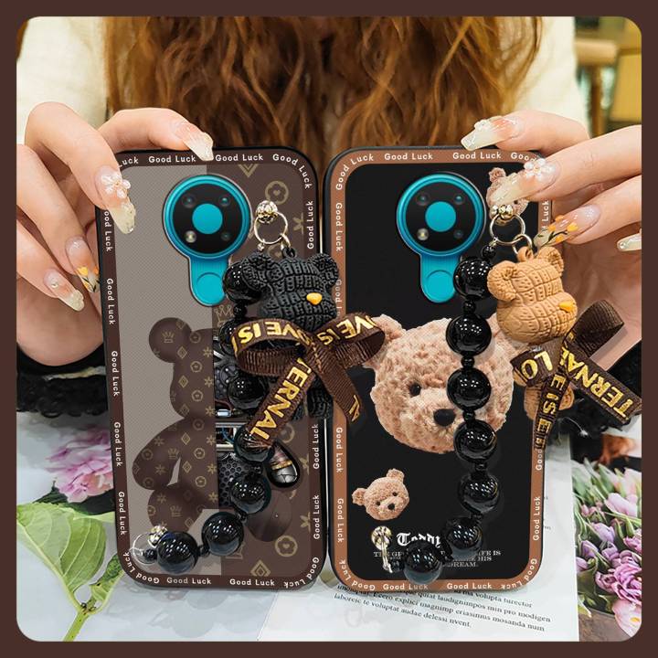 protective case Black pearl pendant Phone Case For Nokia 3.4 Waterproof phone case cute Skin-friendly feel Back Cover