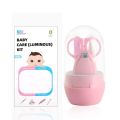 4-in-1 baby nail kit, suitable for children's baby hand and foot care nail scissors. 