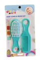 Baby comb and brush Newborn Hair Brush Infant Plastic comb head Massage. 
