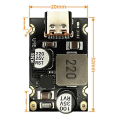 PD65W Fast Charging Module Type-C Interface Charger Module with PD QCSCP and A. 