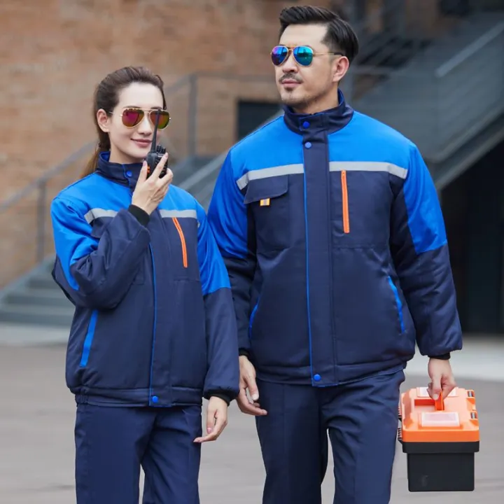 Non-Removable%20Outdoor%20Cold-Proof%20Work%20Clothes%20Cotton-Padded%20Coat%20Men's%20Winter%20Thickened%20Labor%20Protection%20Clothing%20Jacket%20Warm%20Work%20Clothing%20Cotton-Padded%20Coat%20-%20Image%204